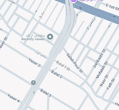 Map of the workplace