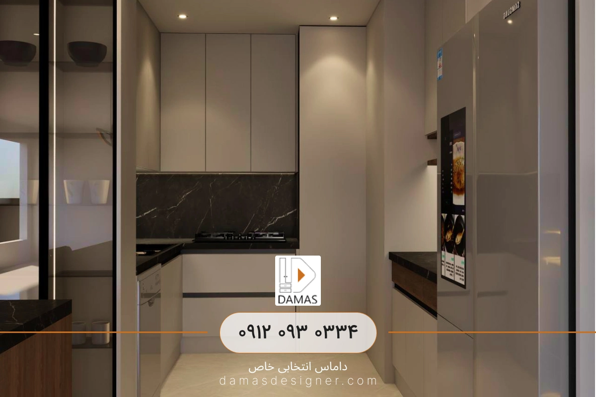 کابینت آشپزخانه هایگلاس مدرن مات در کرج