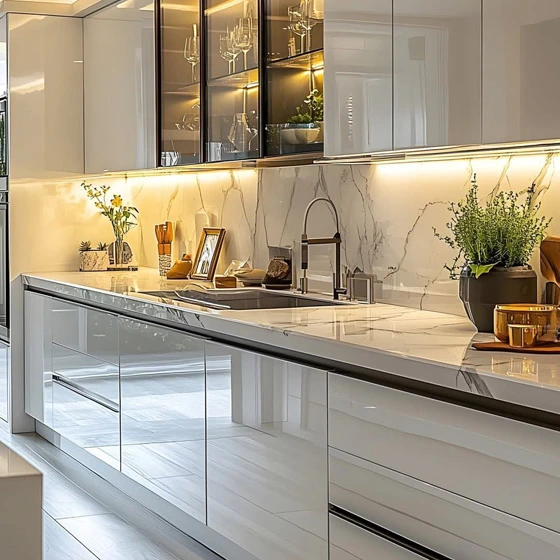 دستگیره کابینت مدرن سفید2