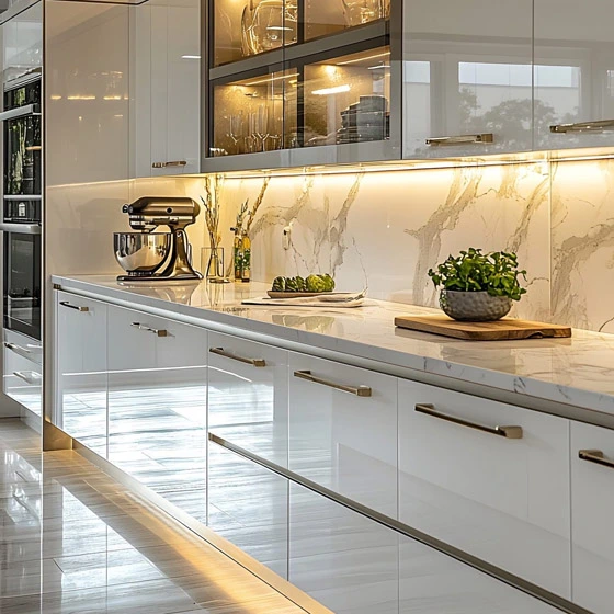 دستگیره کابینت مدرن سفید