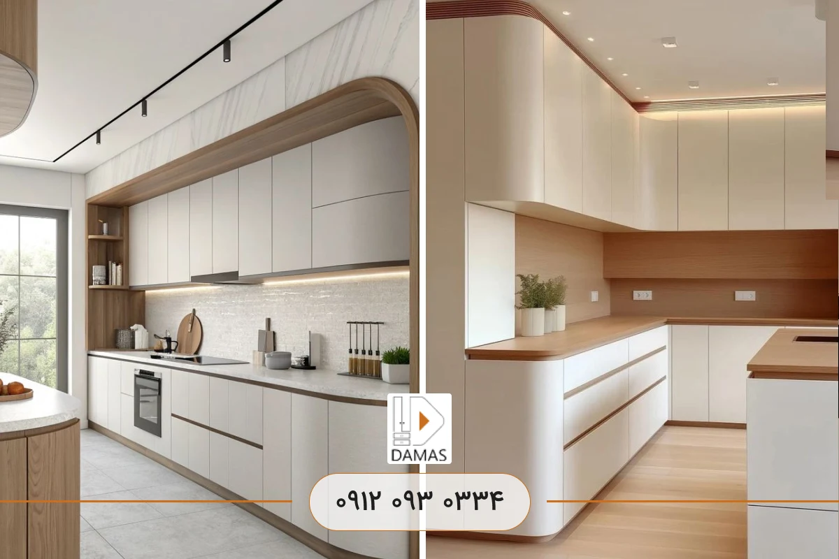 دکوراسیون کابینت آشپزخانه مدرن و شیک