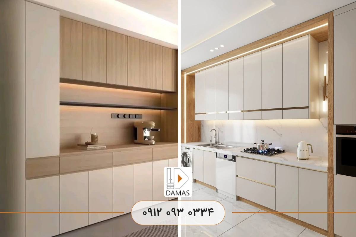 جزیره کابینت آشپزخانه مدرن و شیک