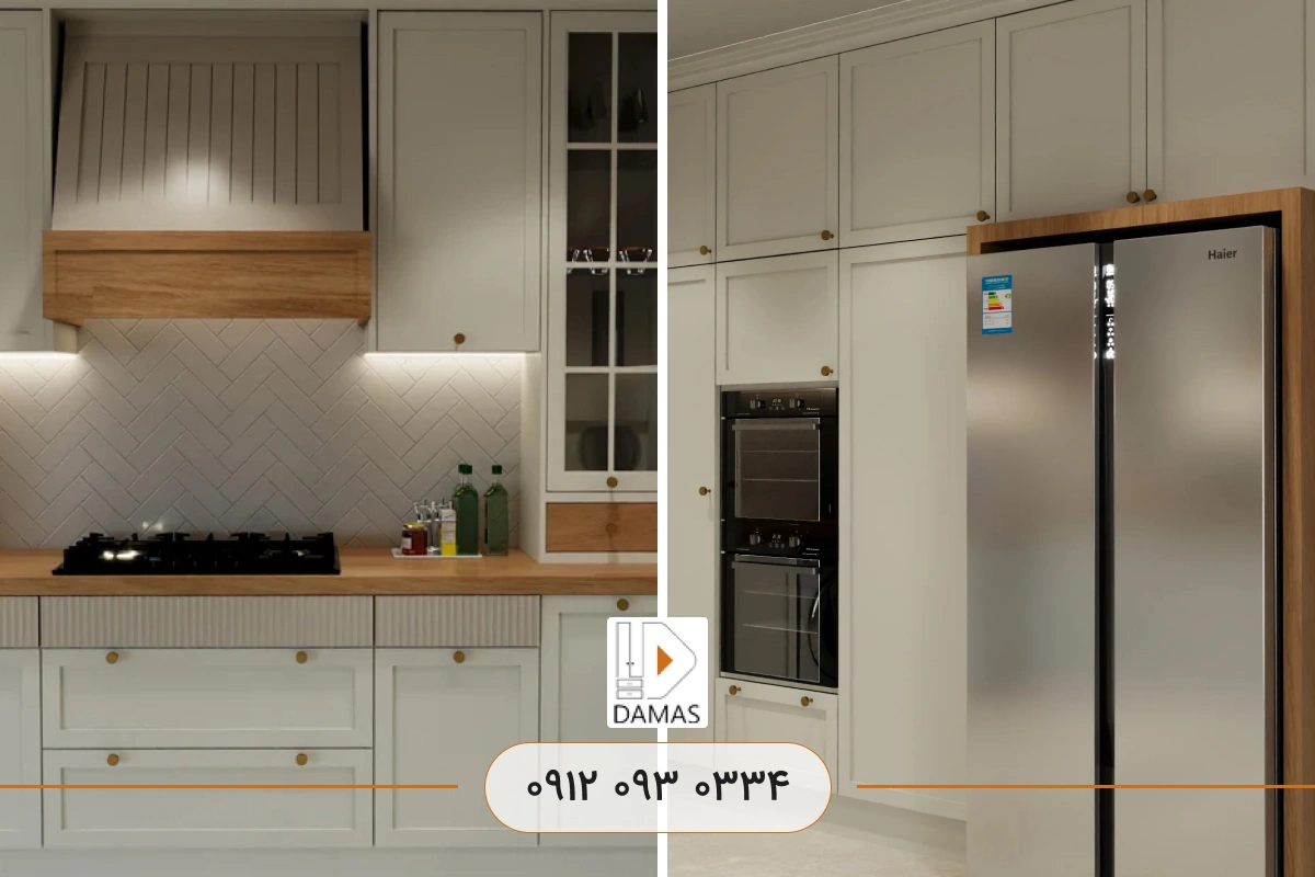بهترین رنگ کابینت نئوکلاسیک