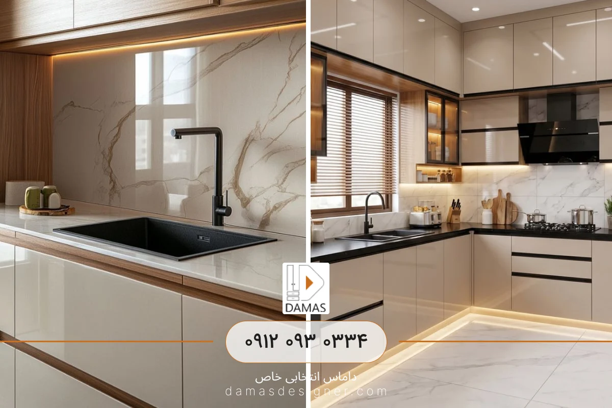 مدل کابینت هایگلاس