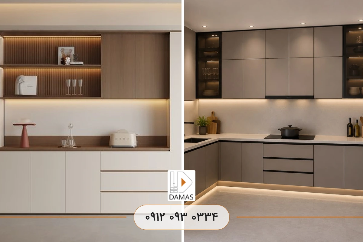 دکوراسیون کابینت مدرن اروپایی