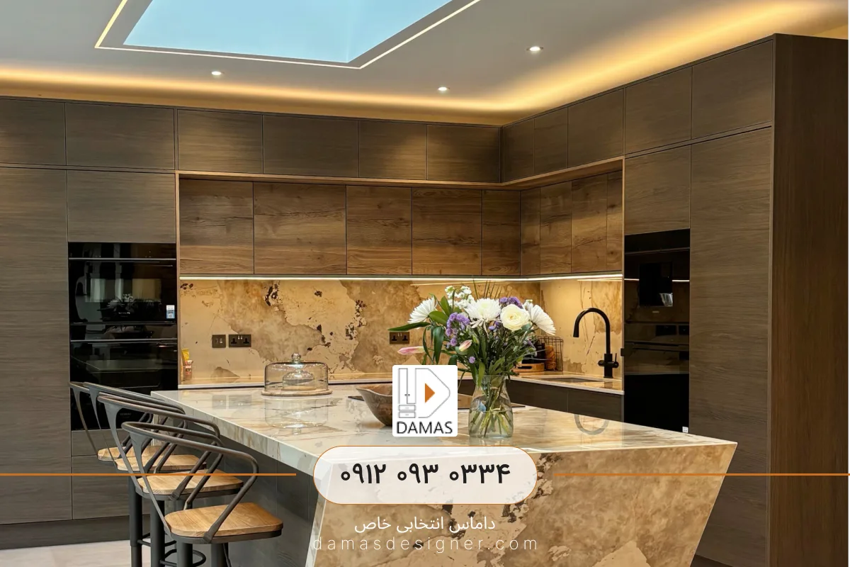 طراحی و اجرای کابینت آشپزخانه در مهرشهر کرج