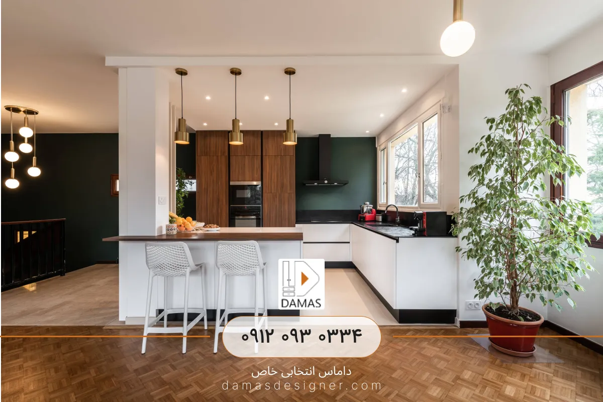 نمونه طراحی و اجرای کابینت آشپزخانه در کرج