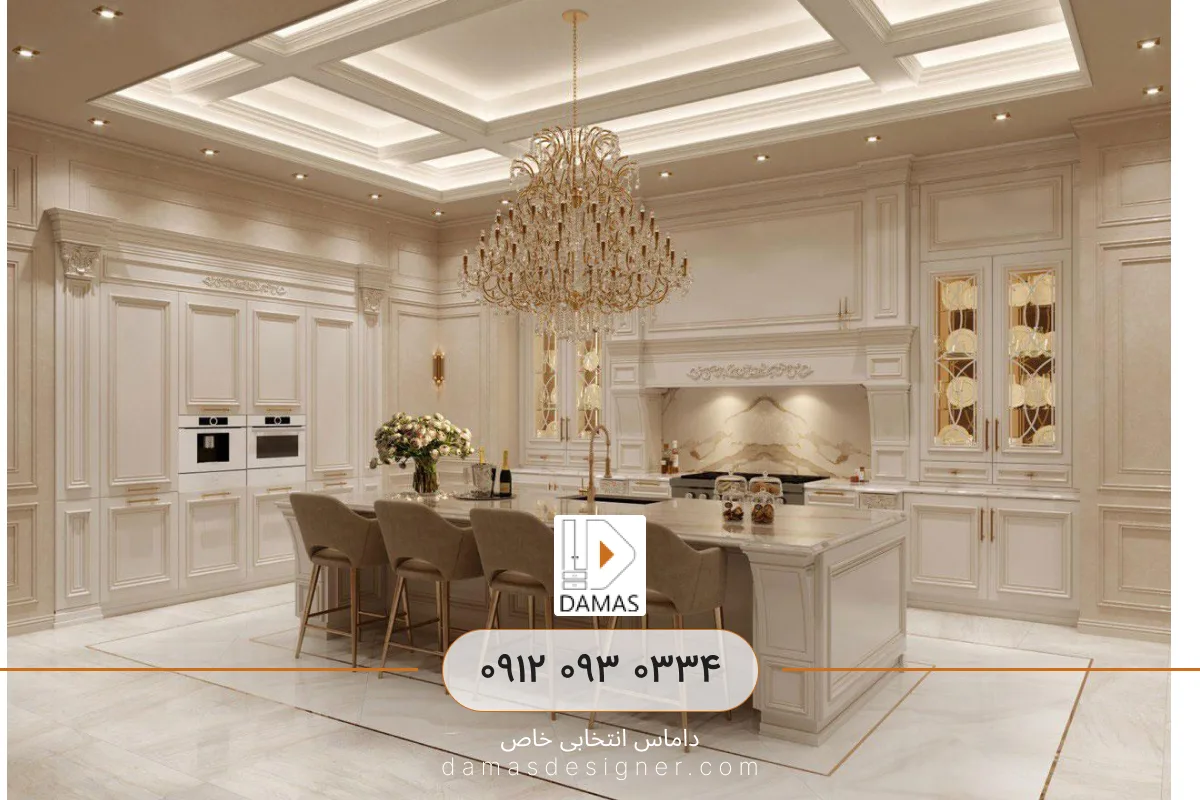 دکوراسیون کابینت آشپزخانه L شکل