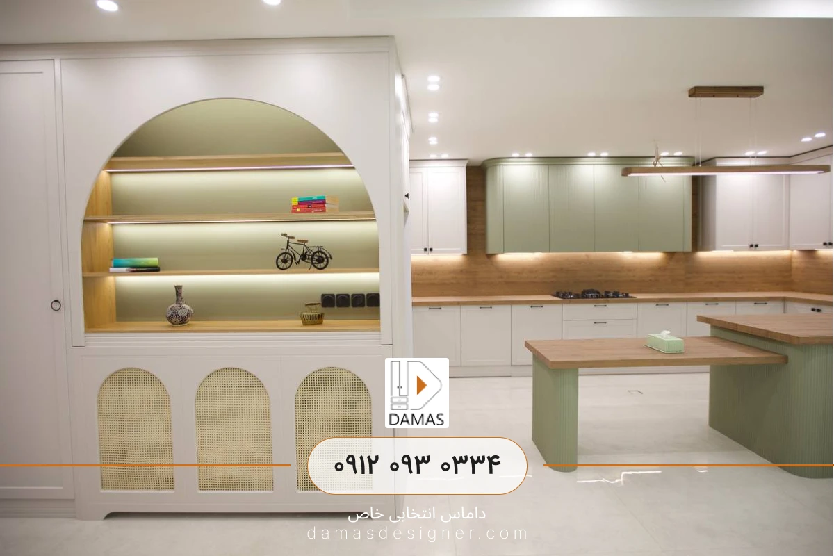 کابینت آشپزخانه نئوکلاسیک کرج