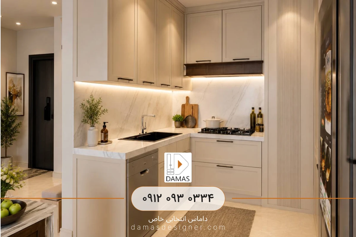 قیمت کابینت آشپزخانه نئوکلاسیک در کرج